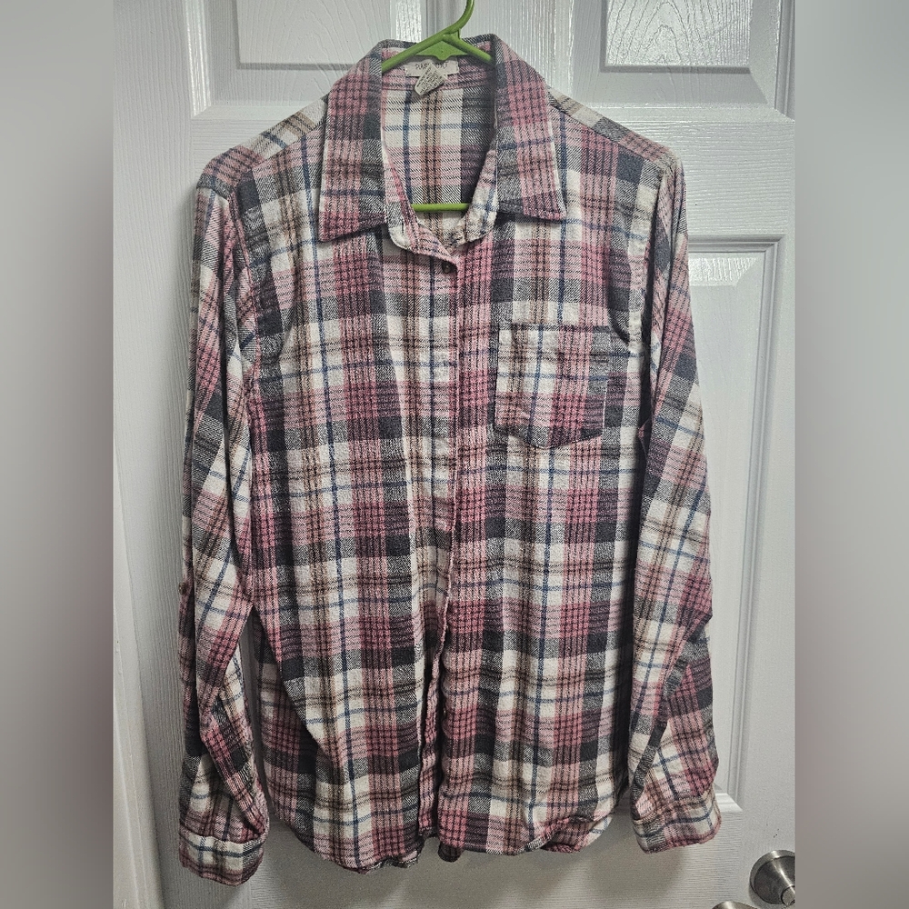 Passport flannel button up shirt